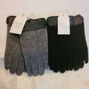 {TIME AND TRU} gloves NWT